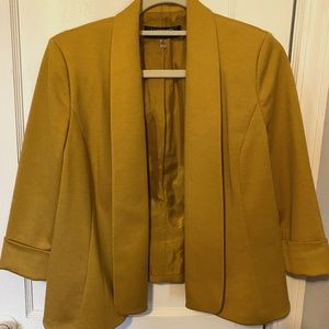 Mustard yellow Kasper Blazer